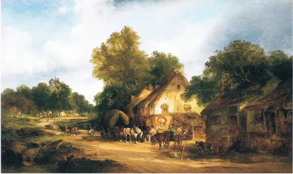 Altes Gasthaus am Straßenrand in Kent